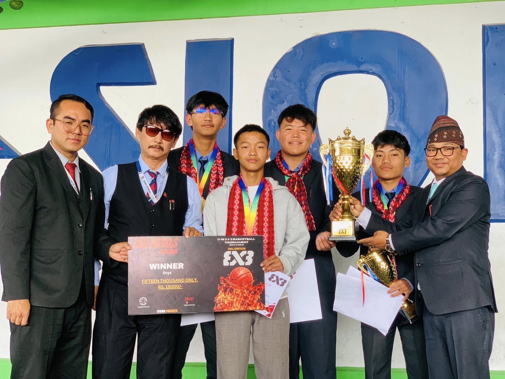 3×3 Inter-College Basketball Winners